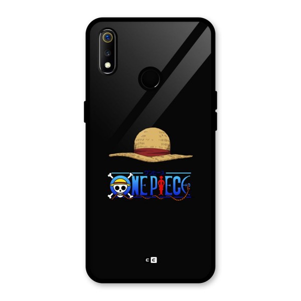 Straw Hat Glass Back Case for Realme 3