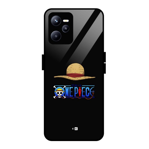 Straw Hat Glass Back Case for Realme C35