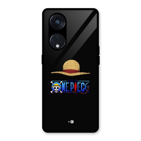 Straw Hat Glass Back Case for Reno8 T 5G