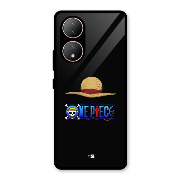 Straw Hat Glass Back Case for Vivo T2