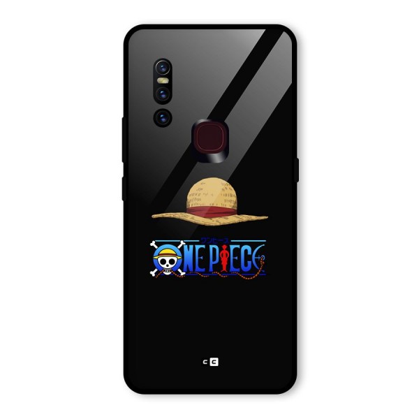 Straw Hat Glass Back Case for Vivo V15