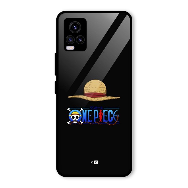 Straw Hat Glass Back Case for Vivo V20 2021