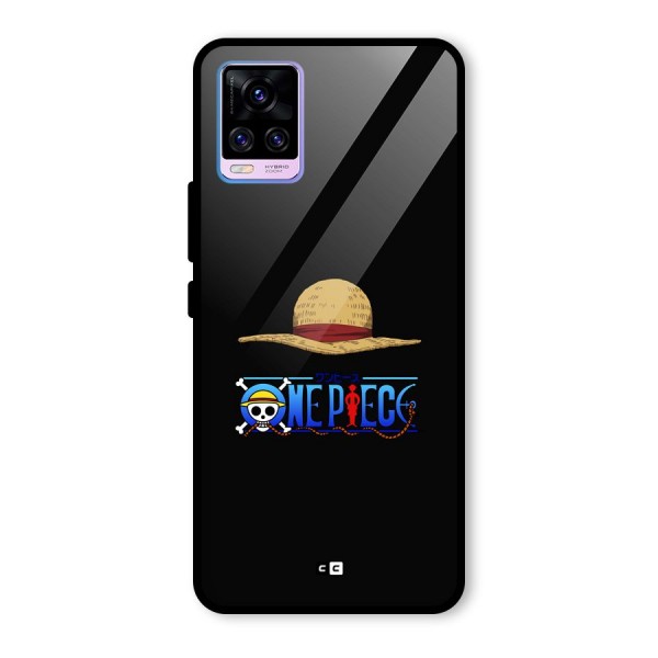 Straw Hat Glass Back Case for Vivo V20 Pro