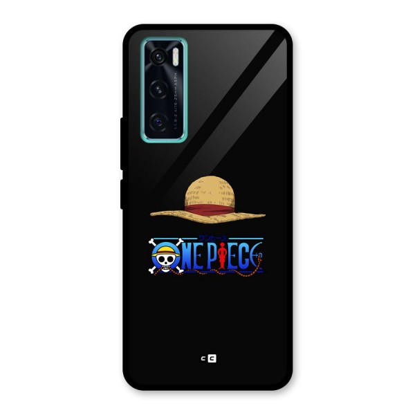 Straw Hat Glass Back Case for Vivo V20 SE