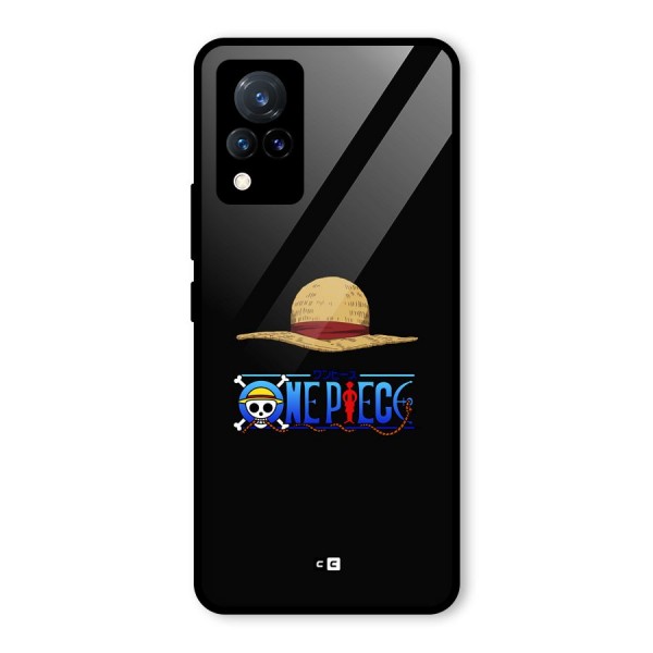 Straw Hat Glass Back Case for Vivo V21 5G