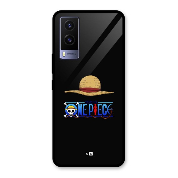 Straw Hat Glass Back Case for Vivo V21e 5G