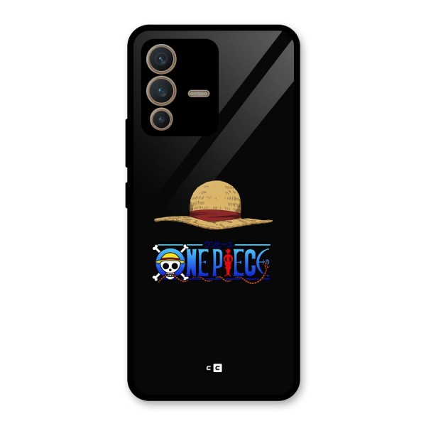 Straw Hat Glass Back Case for Vivo V23 5G