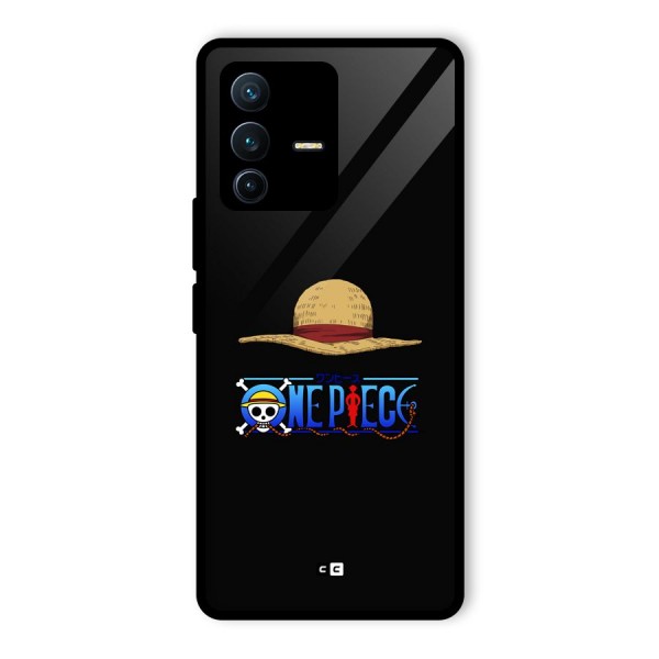 Straw Hat Glass Back Case for Vivo V23 Pro