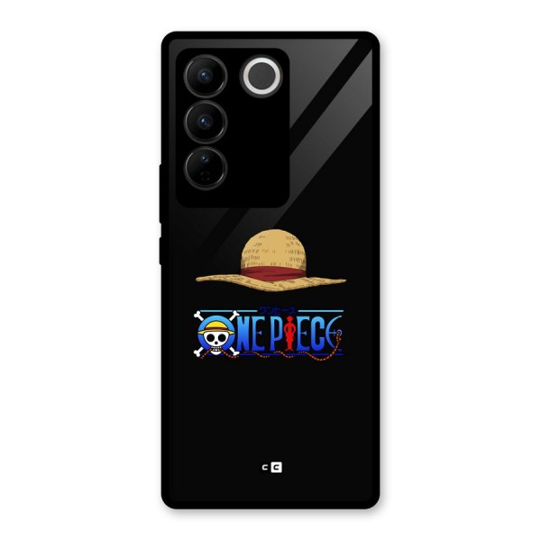 Straw Hat Glass Back Case for Vivo V27