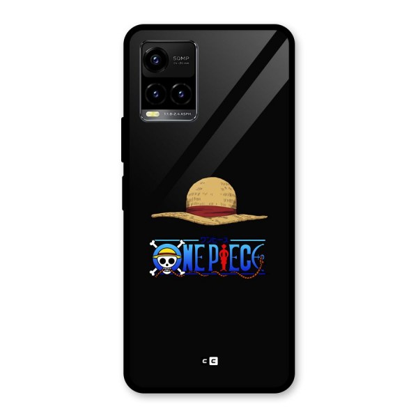 Straw Hat Glass Back Case for Vivo Y21A