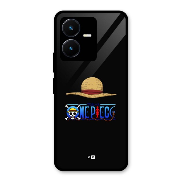 Straw Hat Glass Back Case for Vivo Y22