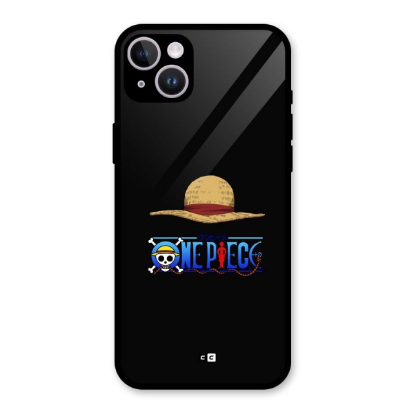 Straw Hat Glass Back Case for iPhone 14 Plus