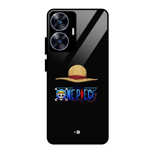 Straw Hat Glass Back Case for realme C55