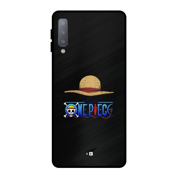 Straw Hat Metal Back Case for Galaxy A7 (2018)