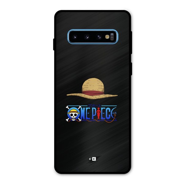 Straw Hat Metal Back Case for Galaxy S10