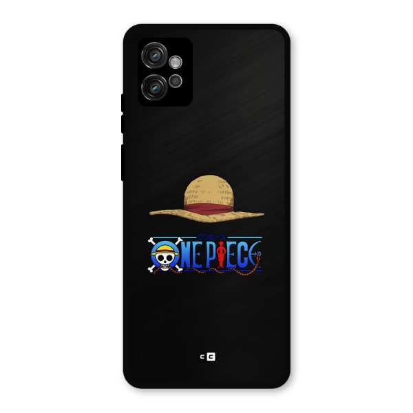 Straw Hat Metal Back Case for Moto G32