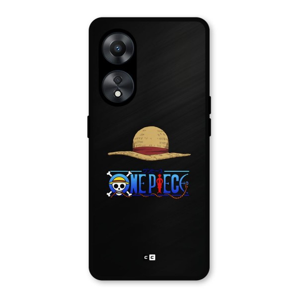 Straw Hat Metal Back Case for Oppo A78