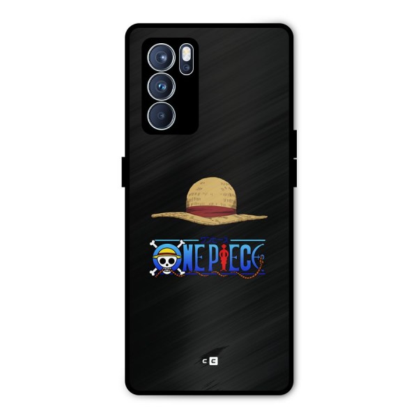 Straw Hat Metal Back Case for Oppo Reno6 Pro 5G