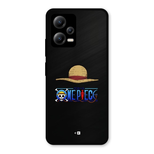 Straw Hat Metal Back Case for Poco X5