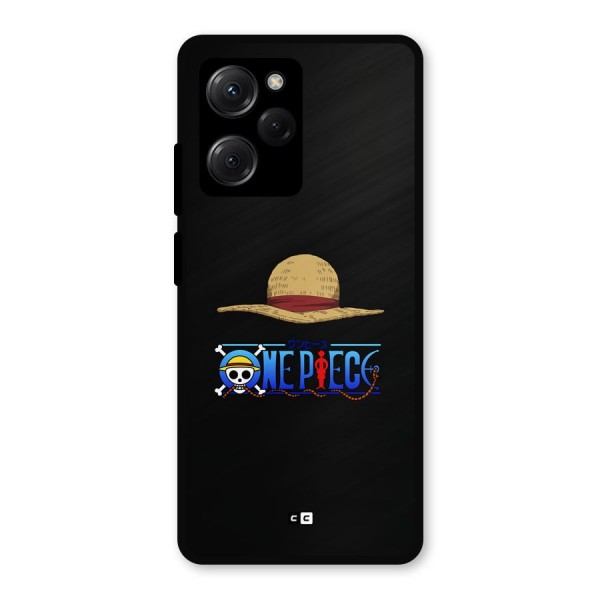 Straw Hat Metal Back Case for Poco X5 Pro