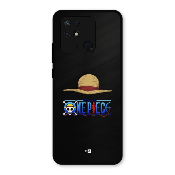 Straw Hat Metal Back Case for Redmi 10 Power