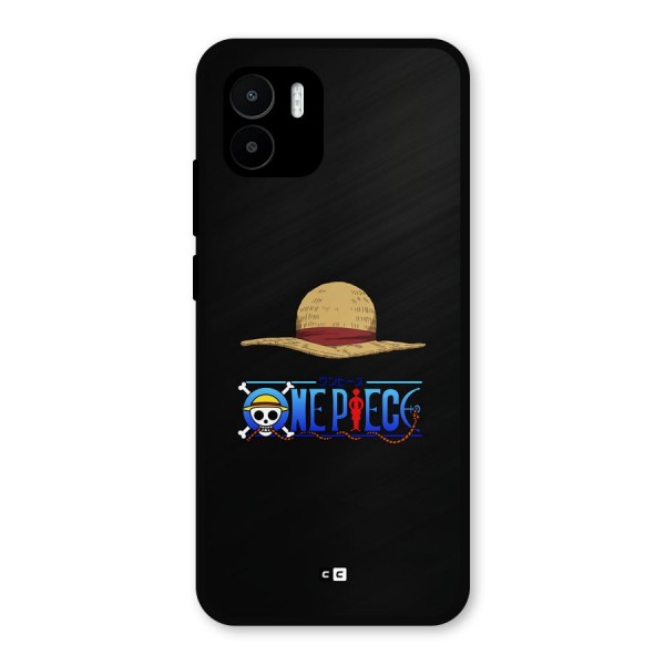 Straw Hat Metal Back Case for Redmi A2