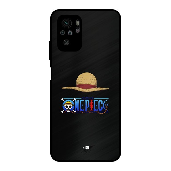 Straw Hat Metal Back Case for Redmi Note 10S