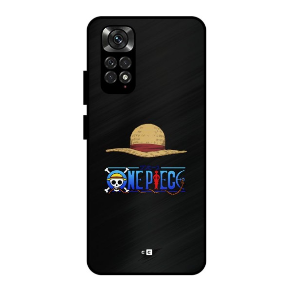Straw Hat Metal Back Case for Redmi Note 11 Pro