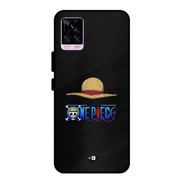 Straw Hat Metal Back Case for Vivo V20 Pro