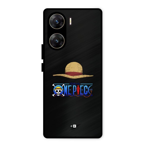 Straw Hat Metal Back Case for Vivo V29e