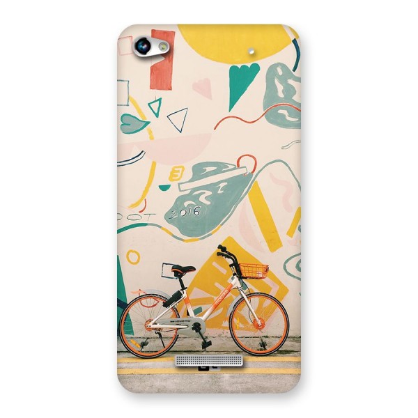 Street Art Bicycle Back Case for Canvas Hue 2 A316