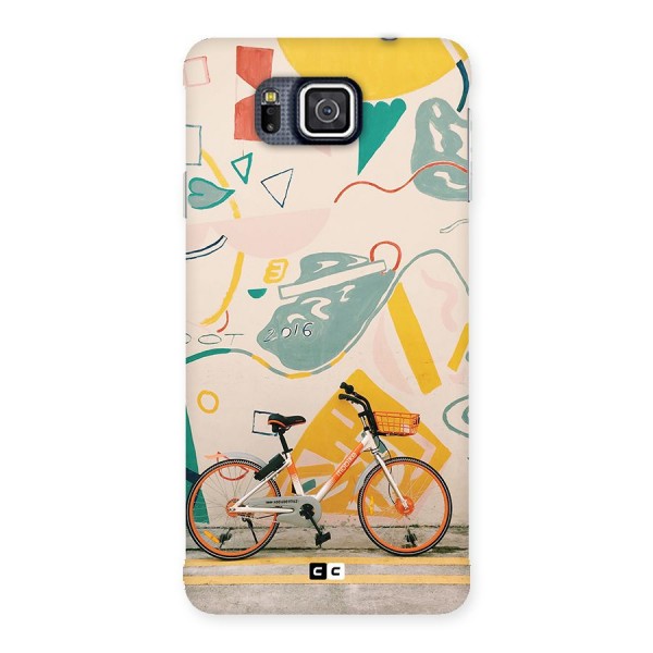 Street Art Bicycle Back Case for Galaxy Alpha