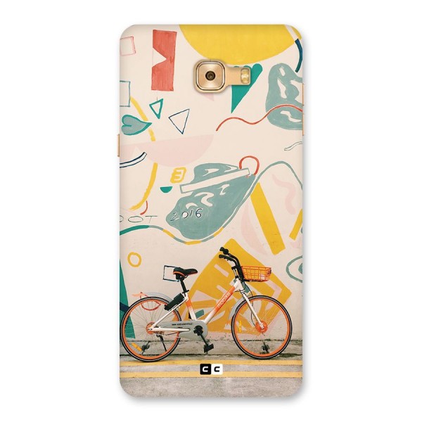 Street Art Bicycle Back Case for Galaxy C9 Pro