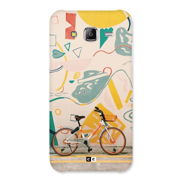 Street Art Bicycle Back Case for Galaxy J5