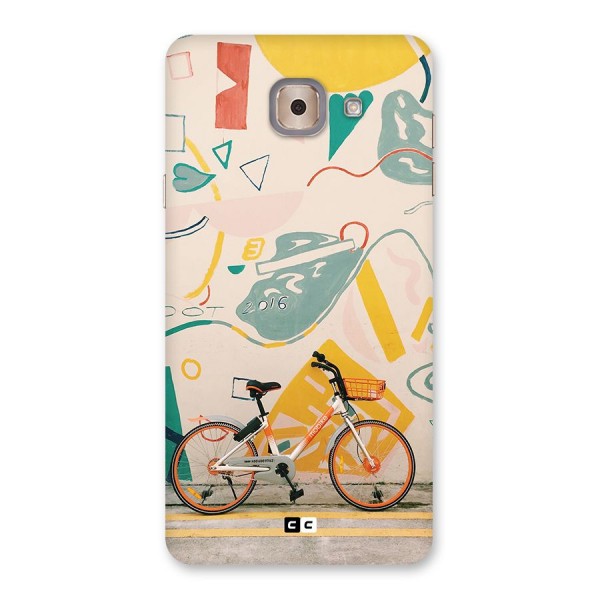 Street Art Bicycle Back Case for Galaxy J7 Max