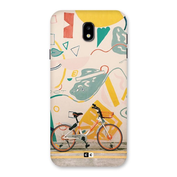 Street Art Bicycle Back Case for Galaxy J7 Pro