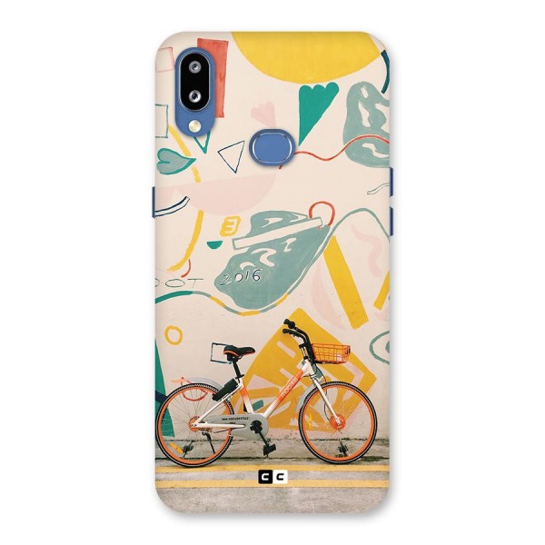 Street Art Bicycle Back Case for Galaxy M01s