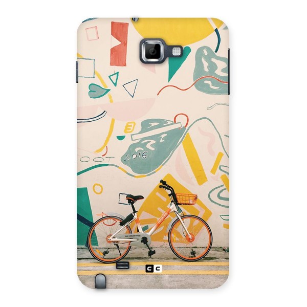 Street Art Bicycle Back Case for Galaxy Note