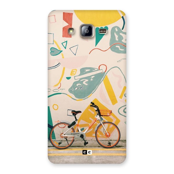 Street Art Bicycle Back Case for Galaxy On5