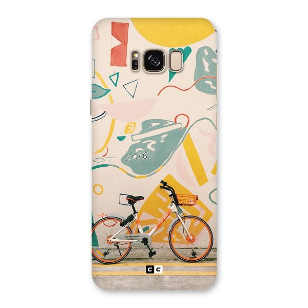 Street Art Bicycle Back Case for Galaxy S8 Plus