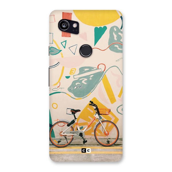 Street Art Bicycle Back Case for Google Pixel 2 XL