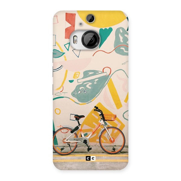 Street Art Bicycle Back Case for HTC One M9 Plus