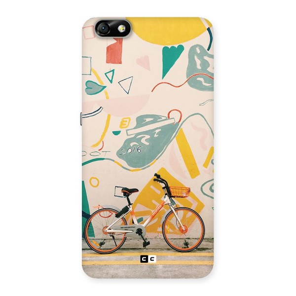 Street Art Bicycle Back Case for Honor 4X