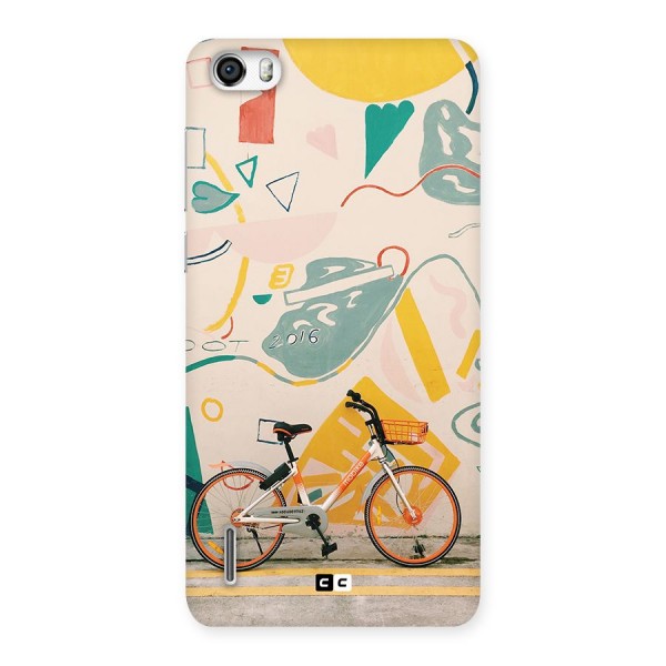 Street Art Bicycle Back Case for Honor 6