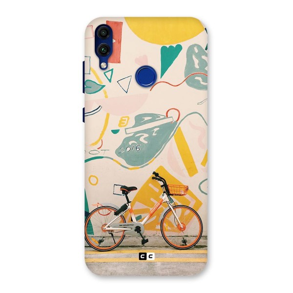 Street Art Bicycle Back Case for Honor 8C