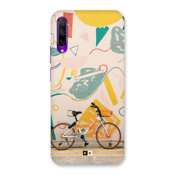 Street Art Bicycle Back Case for Honor 9X Pro
