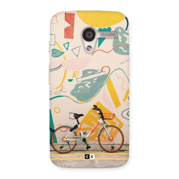 Street Art Bicycle Back Case for Moto X