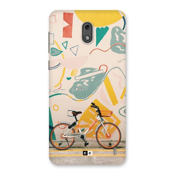 Street Art Bicycle Back Case for Nokia 2