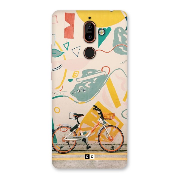 Street Art Bicycle Back Case for Nokia 7 Plus