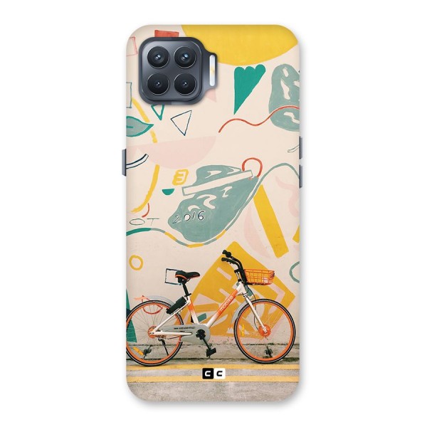 Street Art Bicycle Back Case for Oppo F17 Pro